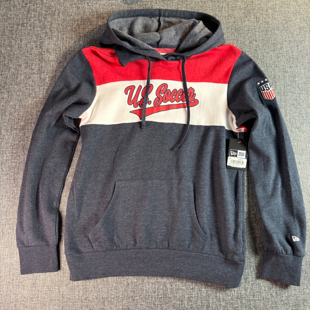 US Soccer | Size L | Mens Fleece Hoodie | Embroidered‎ Logo | New with Tag